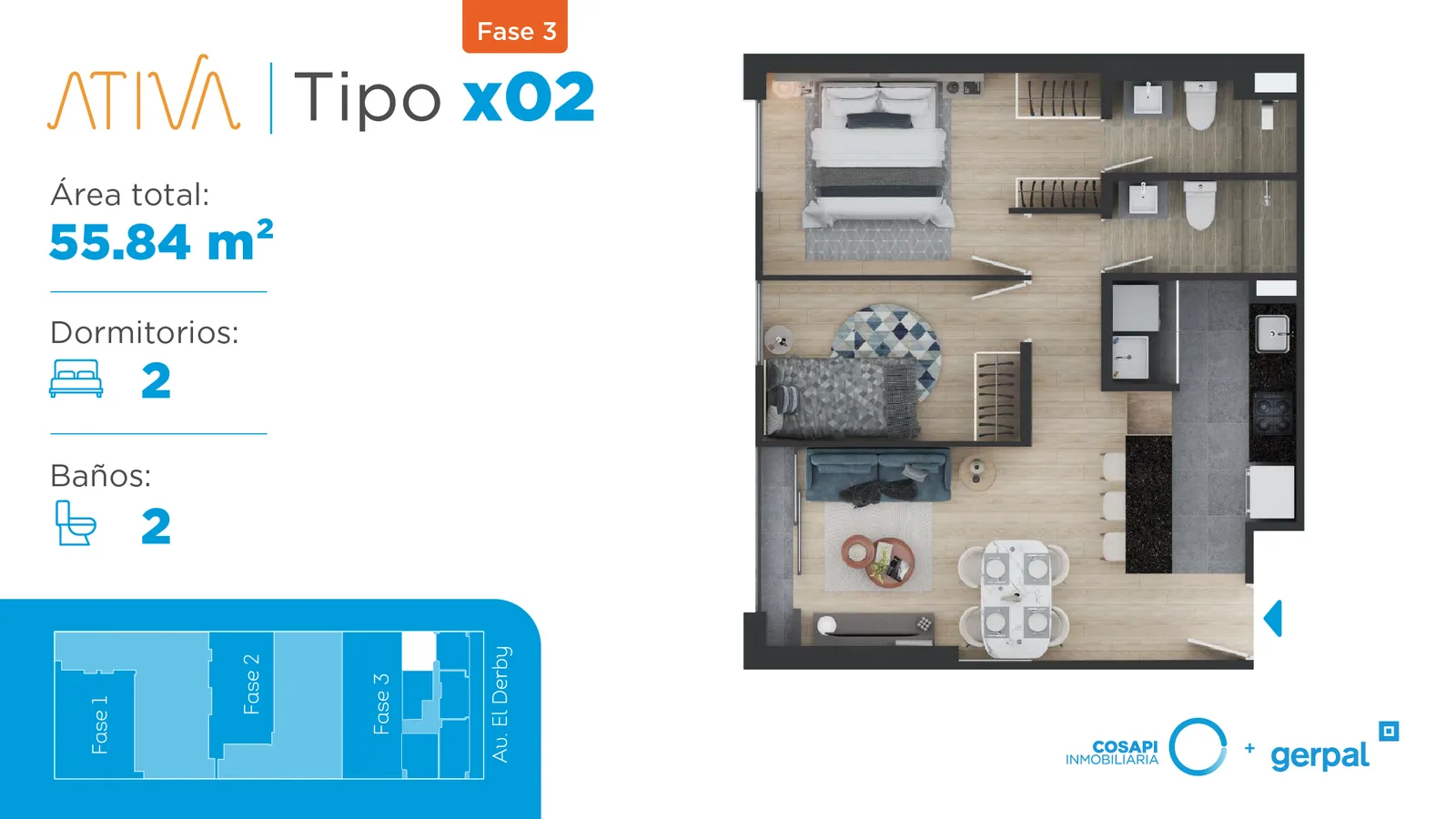 Modelo X02 · Pisos 9 y 16