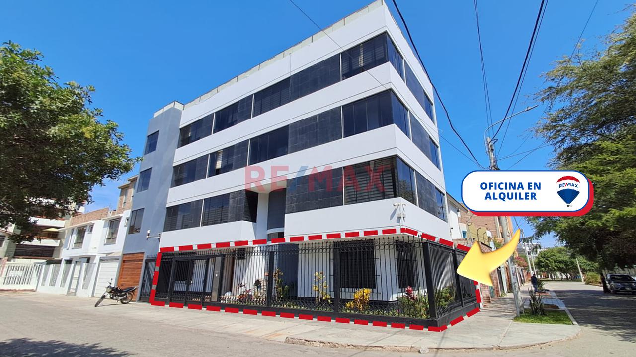 Oficina Amoblada Primer Piso En Alquiler Cerca A La Urb Santa Victoria Chiclayo