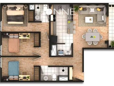 Venta de Departamento en Ate - Lima 3 Dormitorios