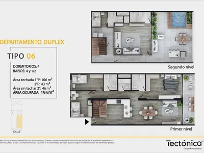 Departamento en venta · Calle Jacaranda 7, Santiago de Surco · 195 m², 4 dorm.