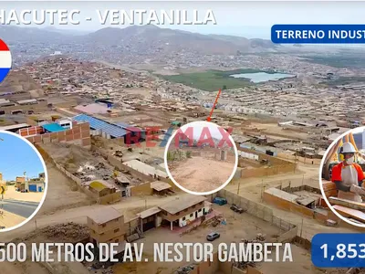 Terreno Industrial 1853 M2 En Venta – Ciudad Pachacútec, Ventanilla