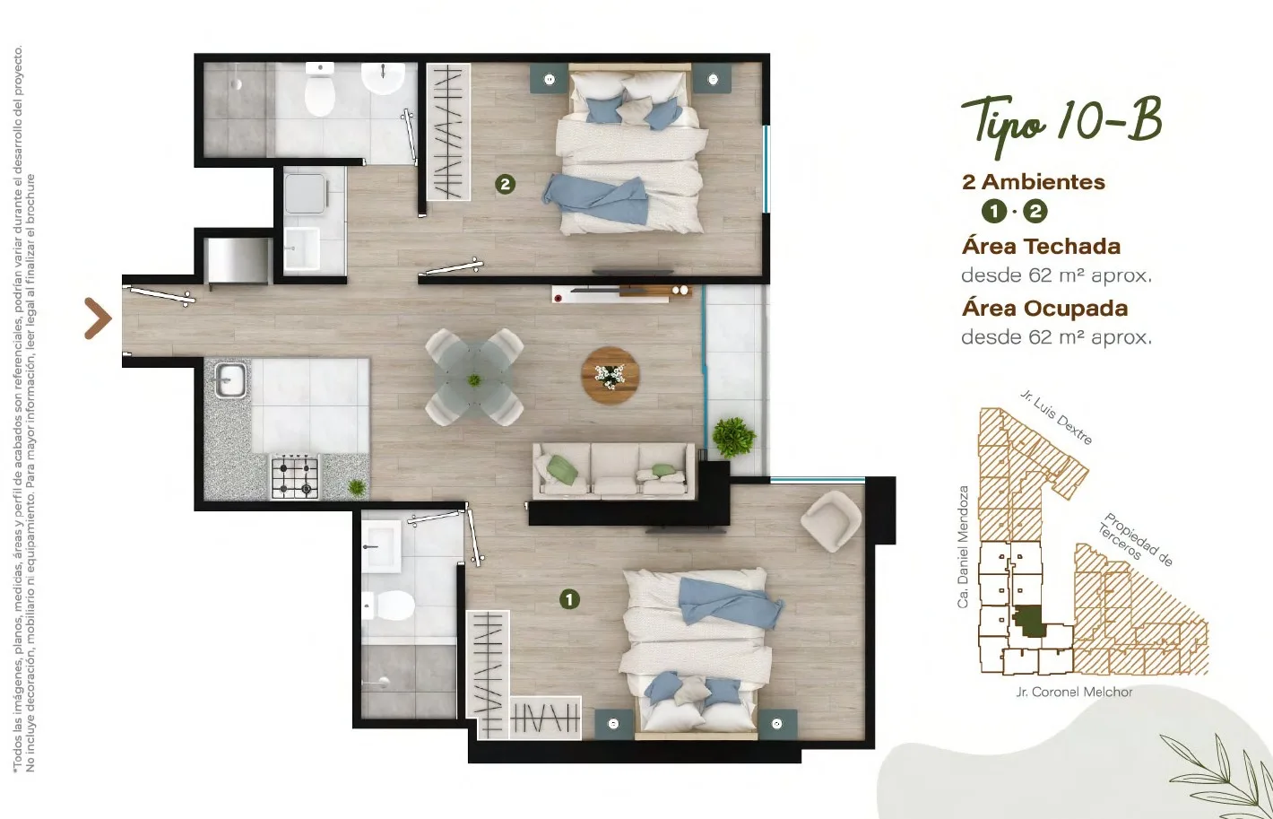 Modelo TIPO - 10B · Pisos 9, 10, 11