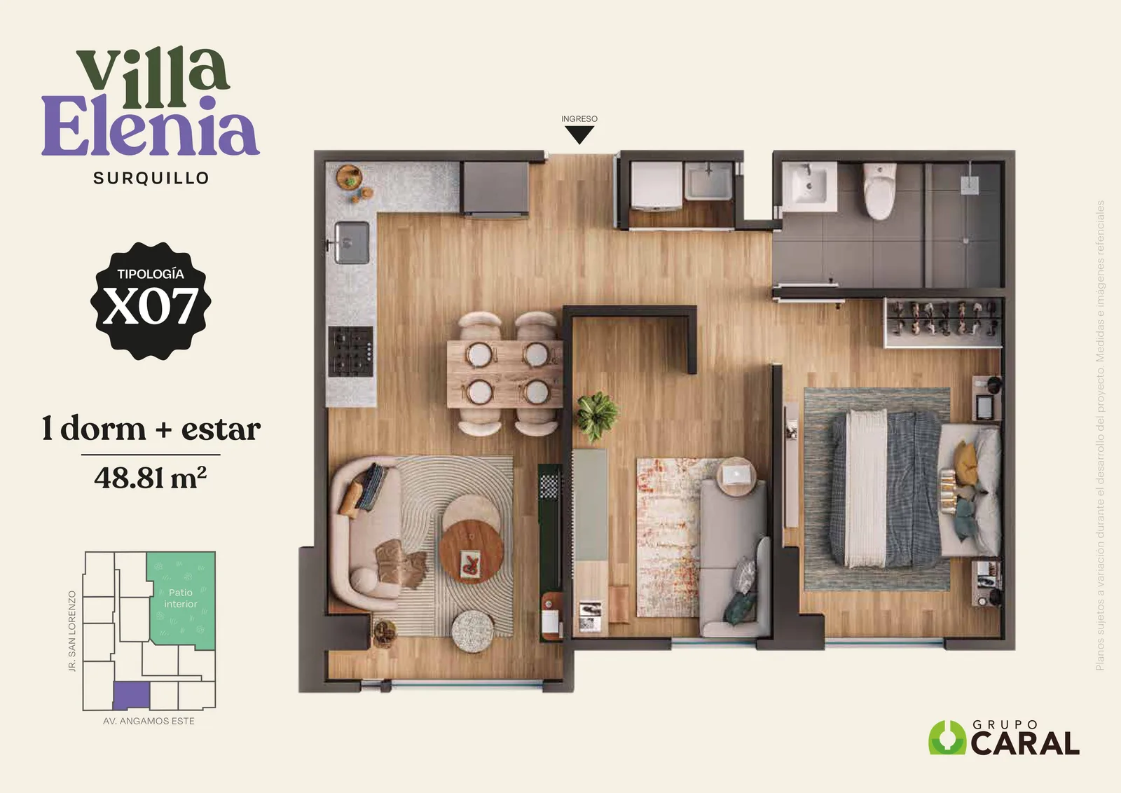 Modelo X07 · Pisos 2 al 17