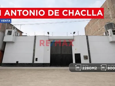 Local Industrial En Venta En Jicamarca Con Patio De Maniobras Y Nave Techada