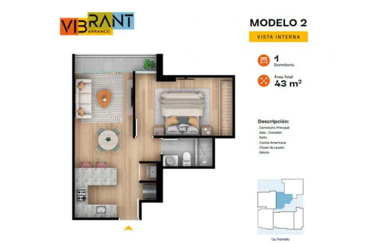 Modelo 2 · Pisos 4 y 6