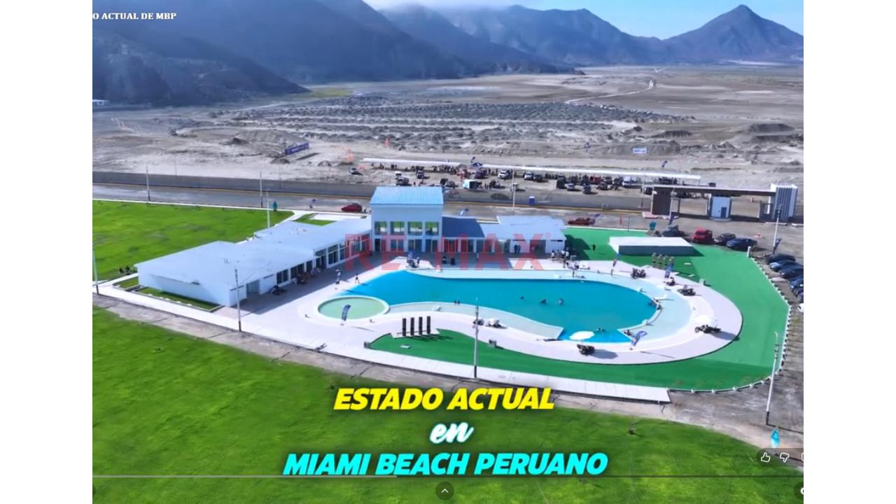 🏖️ Venta Terreno 160M2 En Condominio Miami Beach Casma! ☀️