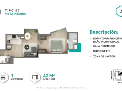 Modelo Tipo 7 · Pisos 3 al 25