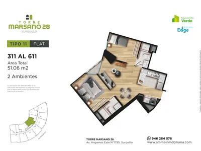 Modelo 11 · Pisos 3 al 21