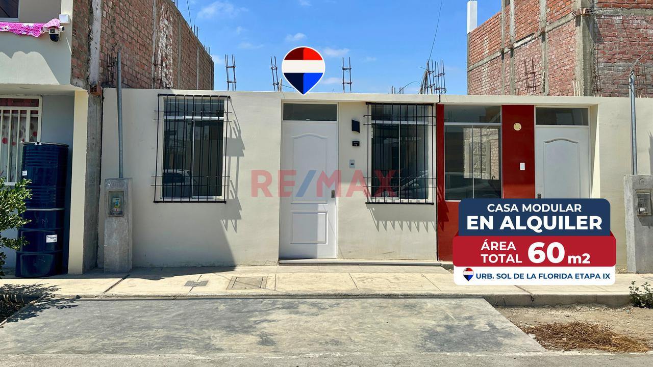 Casa Módulo En Alquiler - La Florida (Subtanjalla - Ica)