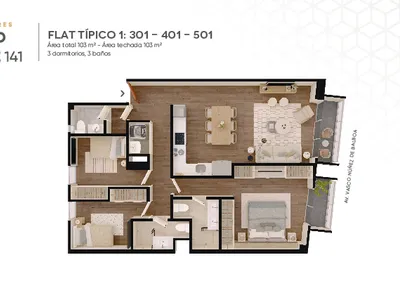Modelo Flat Típico 1