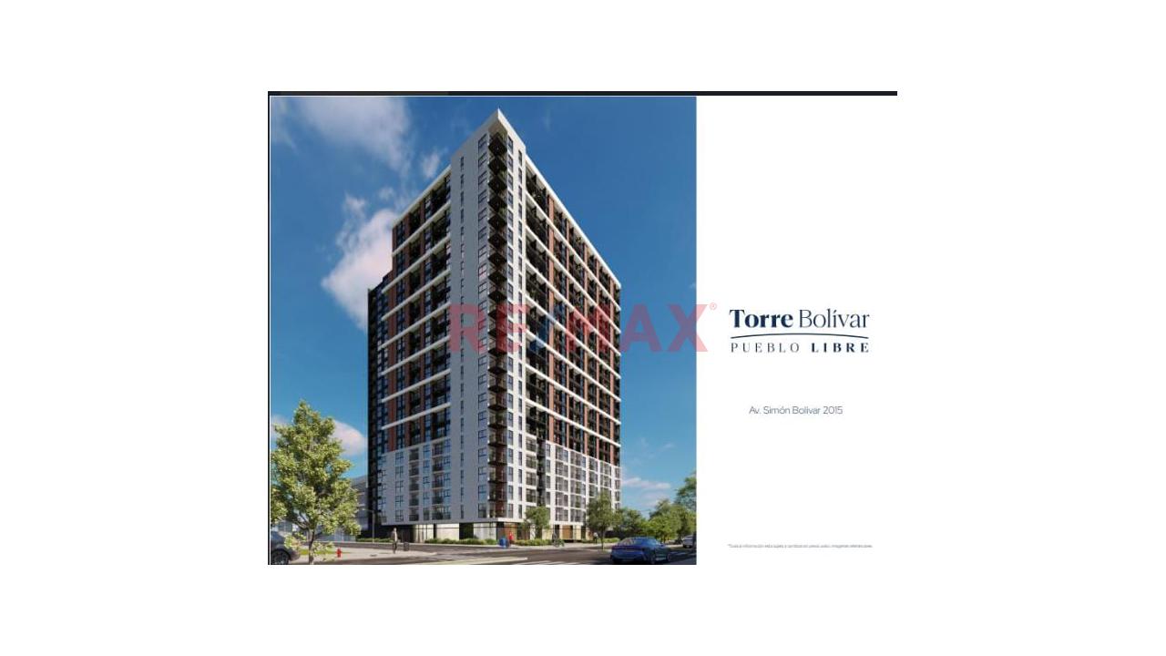 Funcional Flat De 2 Dormitorios ($56.84\Text{ M}^2$) | Proyecto Torre Bolívar En Pueblo Libre