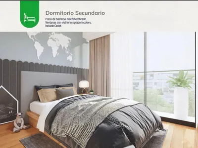 Departamento en venta · Hermano Lobo al 500, San Borja · 120 m², 3 dorm.