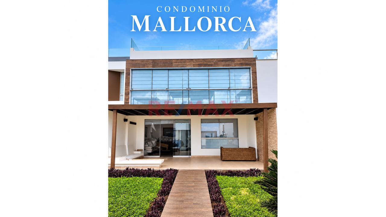 🏖️ Casa De Playa En Venta – Condominio Mallorca, Asia | Piscina Privada Y 2 Terrazas Con Parrilla