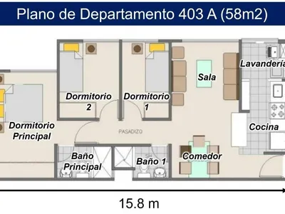 Venta de Departamento en Pachacamac - Lima 3 Dormitorios 