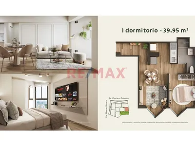 Departamento De Estreno En Pueblo Libre De 1 Dormitorio De 40.90M2 Cerca A Plaza San Miguel