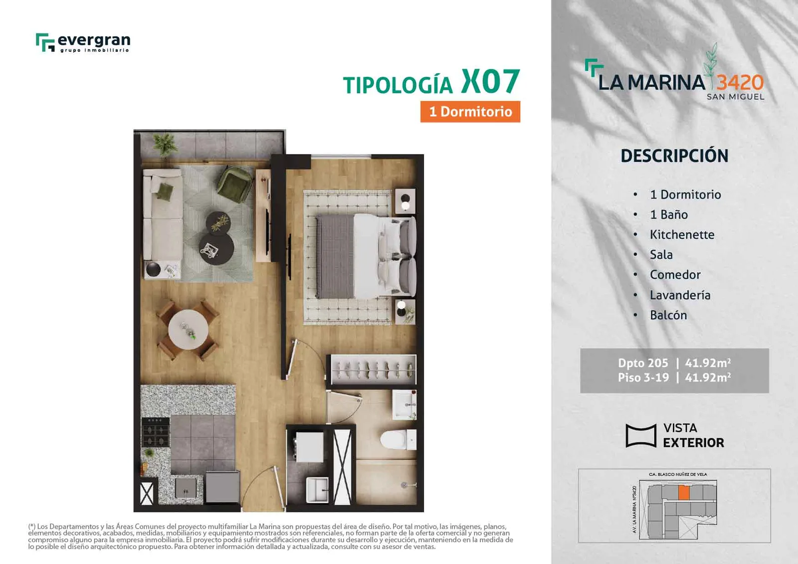 Modelo Tipo 07 · Pisos 2 al 19