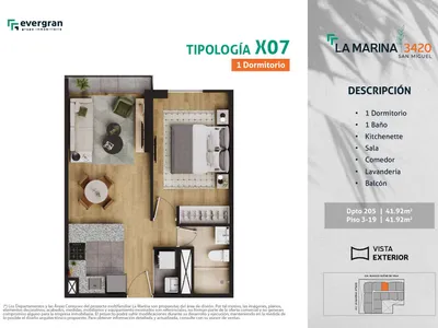 Modelo Tipo 07 · Pisos 2 al 19