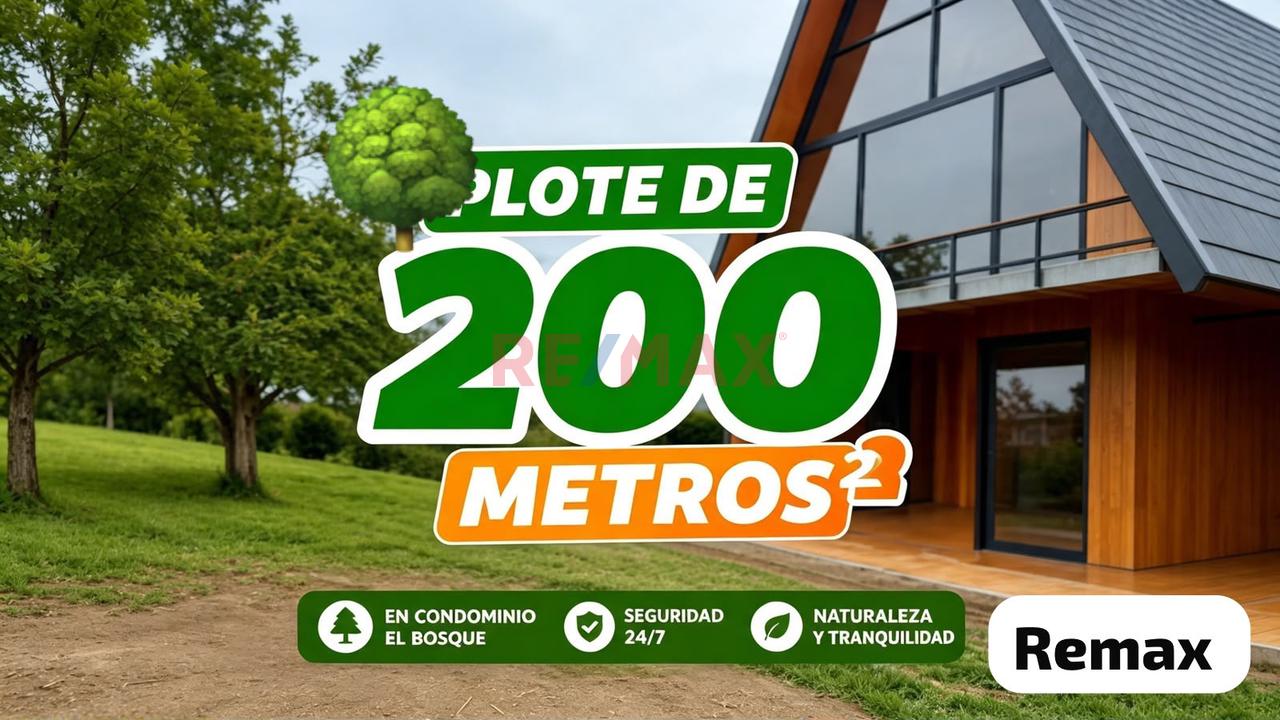 🏕Se Vende Terreno En El Condominio El Bosque,Huaral.