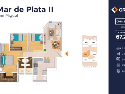 Modelo 6 · Pisos 15, 16, 17