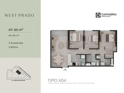Modelo X04 · Pisos 3 al 17