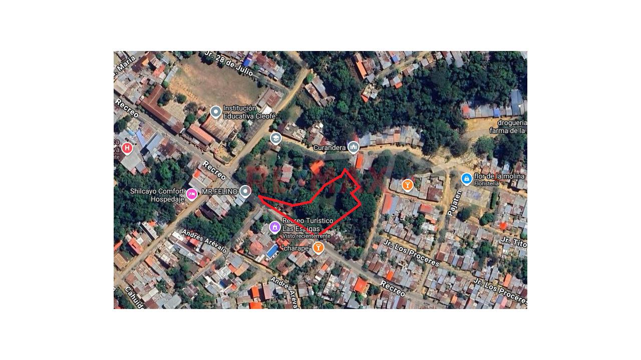 Venta De Extenso Terreno En Zona De Lugares Turisticos A 7 Minutos De Plaza De Armas Tarapoto
