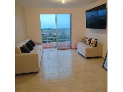🏢 Alquiler De Departamento 71.55 M² Semiamoblado Con Terraza (5To Piso) – Urb. Sol De Chan Chan Ii, Huanchaco-S/1400