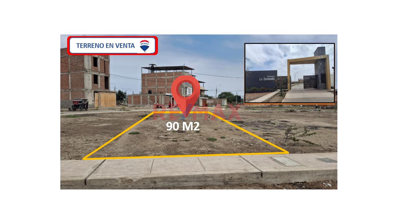 Terreno En Venta 90M2 La Ensenada - Pimentel