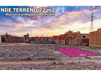 Se Vende Terreno 72 M2 Cerca Al Megaplaza De Huaral