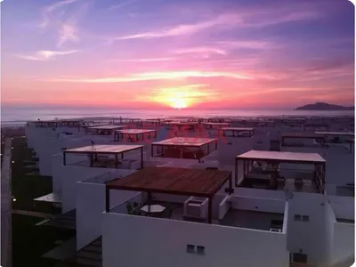 Alquilo Departamento De Playa En Asia Km 101.5 Pan Sur : Terraza, Parrilla, Vista Panoramica
