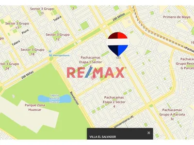 Terreno En Venta - Villa El Salvador