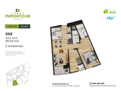 Modelo 5 · Pisos 4 al 28
