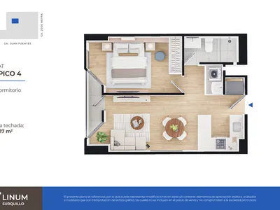 Modelo FLAT TÍPICO 4 · Pisos 6 al 23