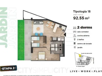Modelo JARDIN TIPO 15