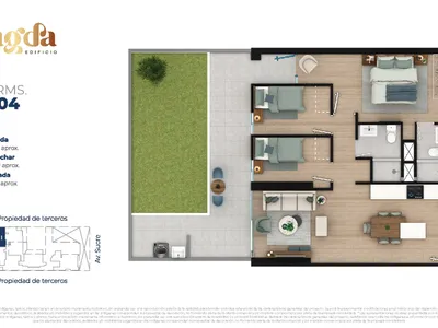 Departamento 3 dorm. 111 m²