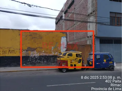 ¡Oportunidad Inversionistas! Terreno Con Título En Rímac - Jr. Paita, 169M²