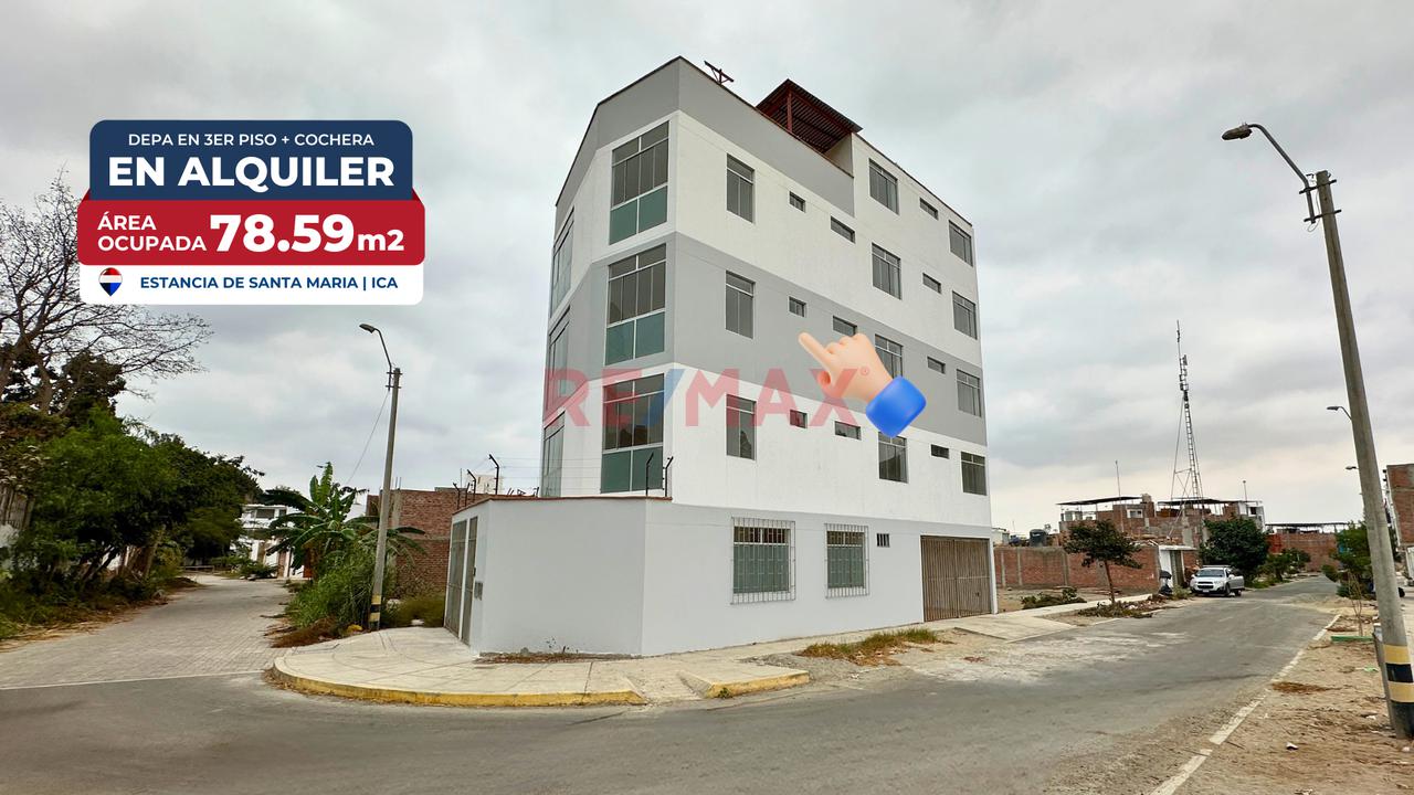 Departamento 3Er Piso + Cochera En Alquiler | Estancia De Santa Maria