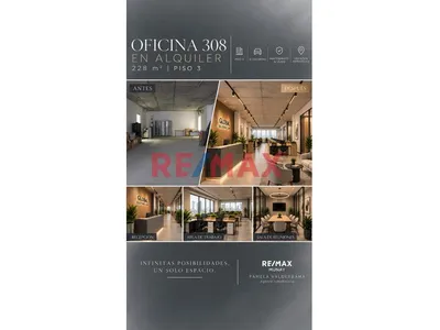 Oficina En Alquiler 228.54 M – Torre Olguín | Surco