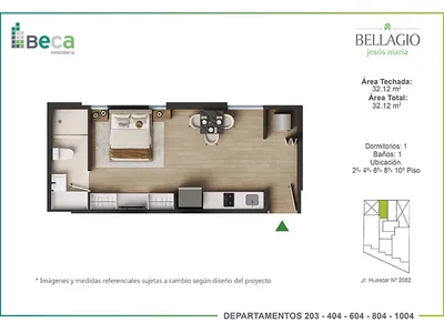 Modelo X04A · Pisos 8 y 10