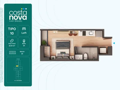 Modelo 10 · Pisos 1 al 17