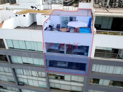 🔥 Penthouse Triplex Con Terraza Privada Y Jacuzzi En El Corazón De Miraflores | 4 Dormitorios | Alquiler Grimaldo Del Solar