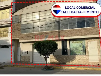 Alquiler Local Comercial Dos Pisos + Azotea + Terreno En Pimentel