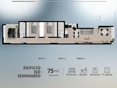 Venta de Departamento en San Juan de Miraflores - Lima 3 Dormitorios 