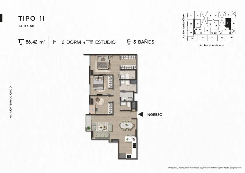 Modelo DPTO. 611
