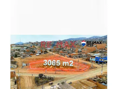 Terreno Con Memoria Comercial Área 3,065 M2 Pachacutec - Ventanilla