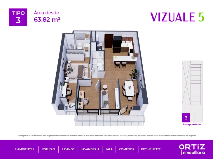 Modelo X03 · Pisos 6 al 15