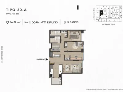 Modelo TIPICO 20-A · Pisos 4 y 5