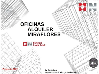 Alquiler de Oficina en Miraflores - Lima 0 Dormitorio 