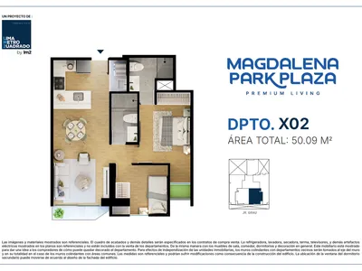 Modelo TIPO X02 · Pisos 4 al 10