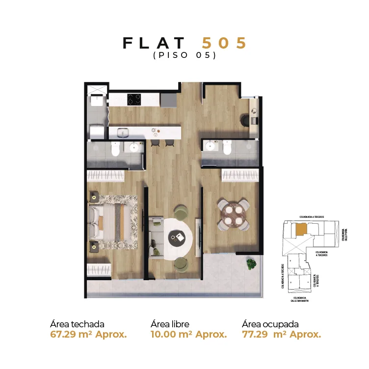 Modelo FLAT X052-2