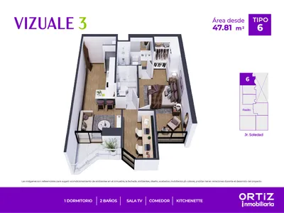 Modelo X06 · Pisos 1 al 22